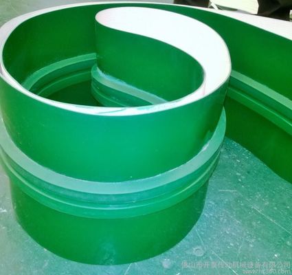 satın al 3mm Yeşil PVC Konveyör Bant Pürüzsüz Parlak Gıda Sınıfı Yüksek Sıcaklık Konveyör Bant online manufacture