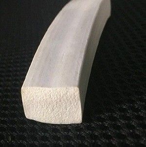 satın al Kendinden Yapışkanlı Silikon Sünger Levha Yarım Yuvarlak Lastik Şerit Pürüzsüz Yüzey online manufacture