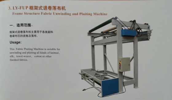 satın al Pamuklu Tekstil Terbiye Makinesi Çerçeve Yapısı Kumaş Açma ve Örme Makinesi online manufacture