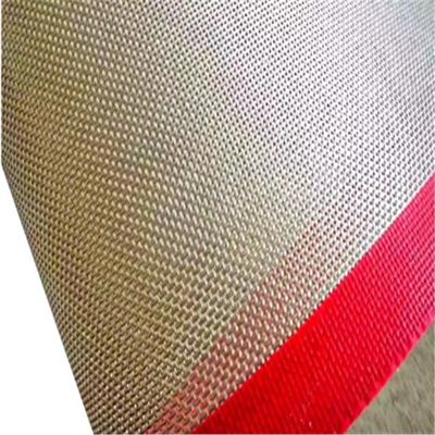 satın al Metal Dantel PTFE Hasır Konveyör Bant Alkali Serbest Isıya Dayanıklı 0.55mm Kalınlık online manufacture