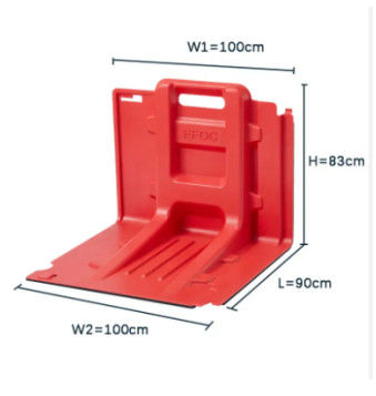Kapı Sel Kontrolü Baffle ve Sel Gablewall ABS Malzeme Sel Barrier