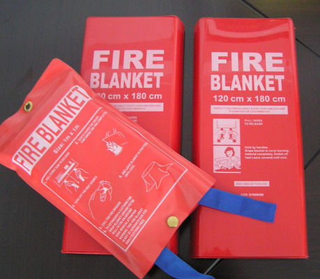 İzoleli Yanmaz Fiberglas Yangın Battaniyesi Güvenlik Acil Yangın Battaniyesi
