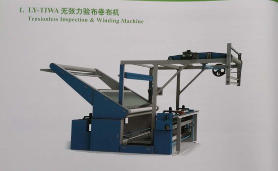 Gerilmesiz Kumaş Muayene Makinesi / Kumaş Sarma Makinesi 3.4KW Güç