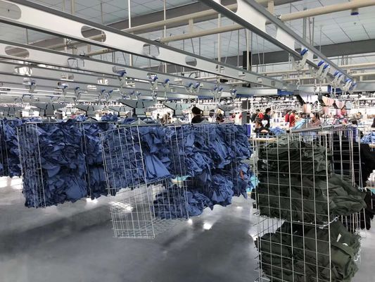 Özelleştirilmiş PLC Lojistik SS Giysi Askı Sistemi