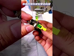 Yeni teflon döner ayaklar, giysilerin fermuarına uygun sağ ve sol tek ayaklar